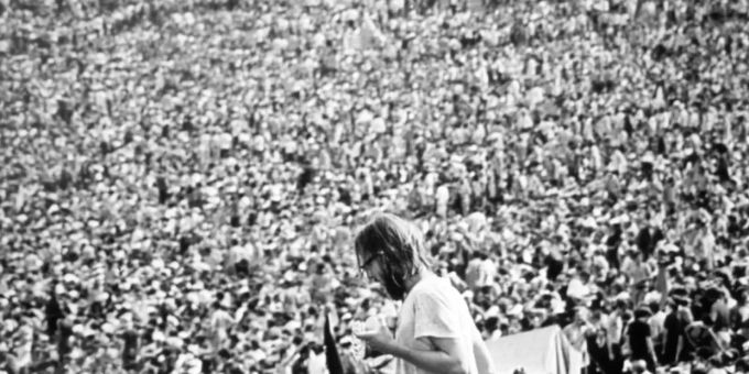 Love and Peace in Woodstock 1969. Foto: UPI Love and Peace in Woodstock 1969. Foto: UPI