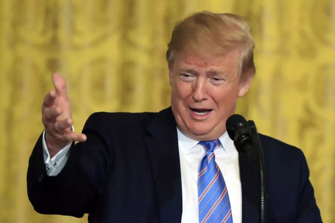 Donald Trump bei einer Rede am vergangenen Freitag. Donald Trump