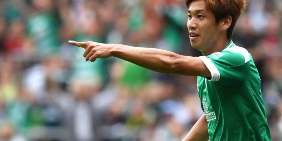 Werder muss gegen den VfB auf Yuya Osako verzichten. Foto: Carmen Jaspersen