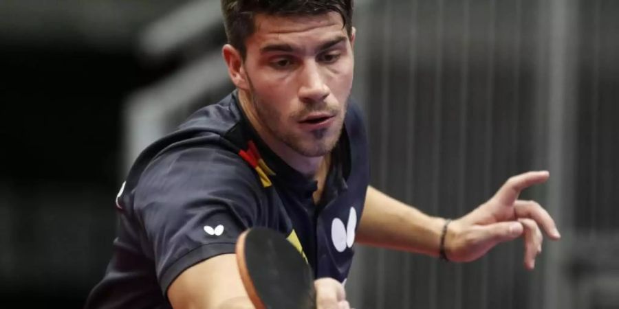 Patrick Franziska ist auch in Budapest im Mixed erfolgreich. Foto: Abel F. Ros