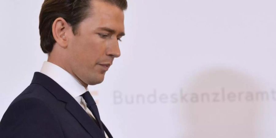 Auch sein Stuhl wackelt: Bundeskanzler Sebastian Kurz. Foto: Herbert Neubauer/APA