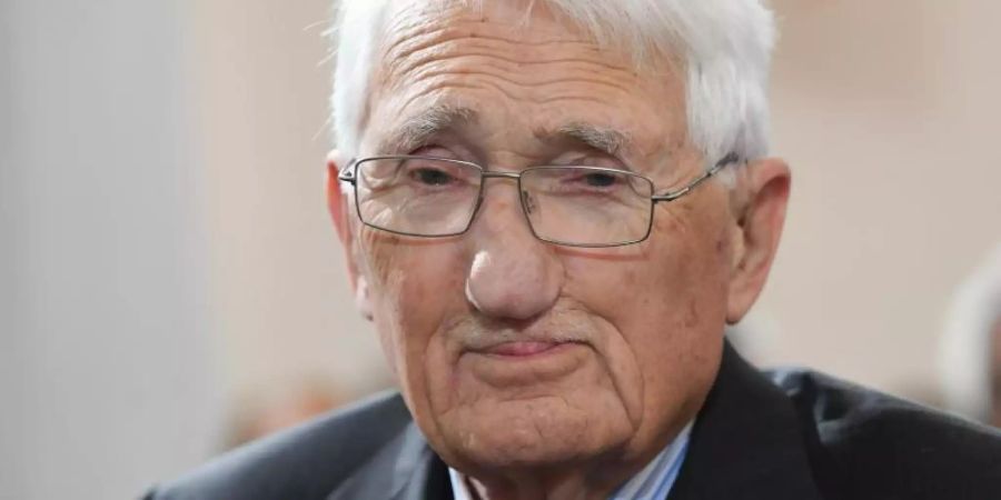 Jürgen Habermas gilt als der derzeit bedeutendste Philosoph Deutschlands. Foto: Arne Dedert