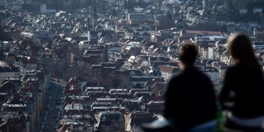 Blick über die Dächer von Stuttgart