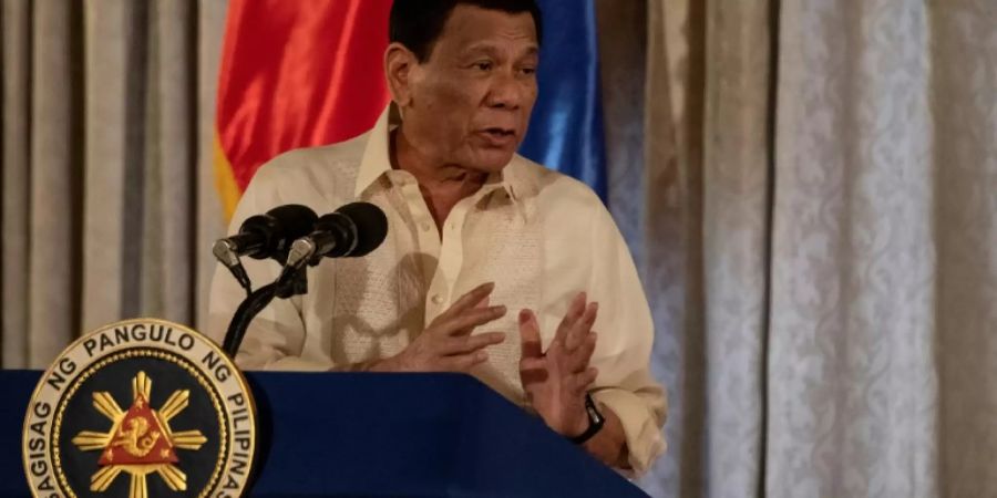 Philippinen Präsident Rodrigo Duterte