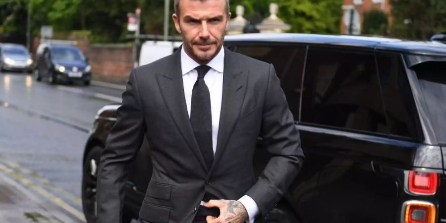 David Beckham istfür ein halbes Jahr seinen Führerschein los. Foto: Victoria Jones/PA Wire