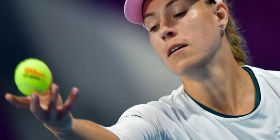Angelique Kerber ist in Doha im Halbfinale gescheitert. Foto: Nikku/XinHua