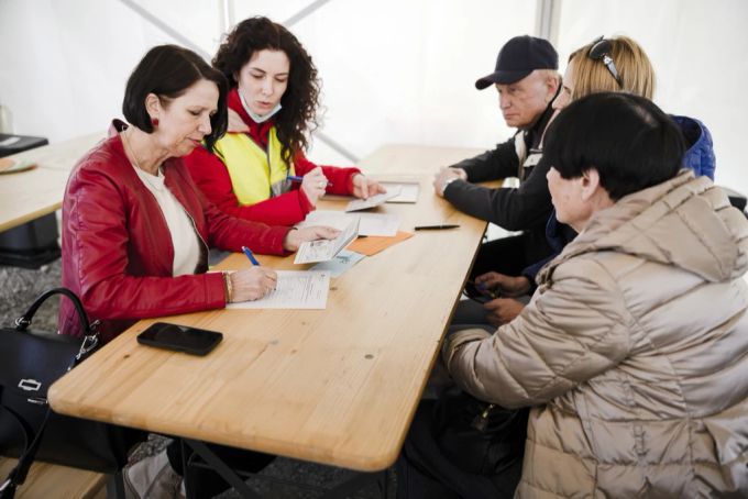 Christine Schraner Burgener, Staatssekretärin für Migration, im Bundesasylzentrum in Zürich am 13. März 2022. SEM Schraner Burgener