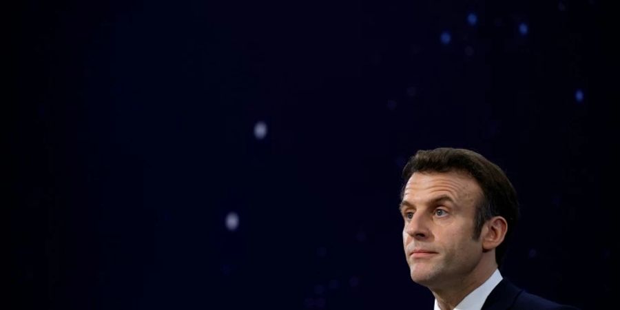 Macron bei dem Ministertreffen in Toulouse