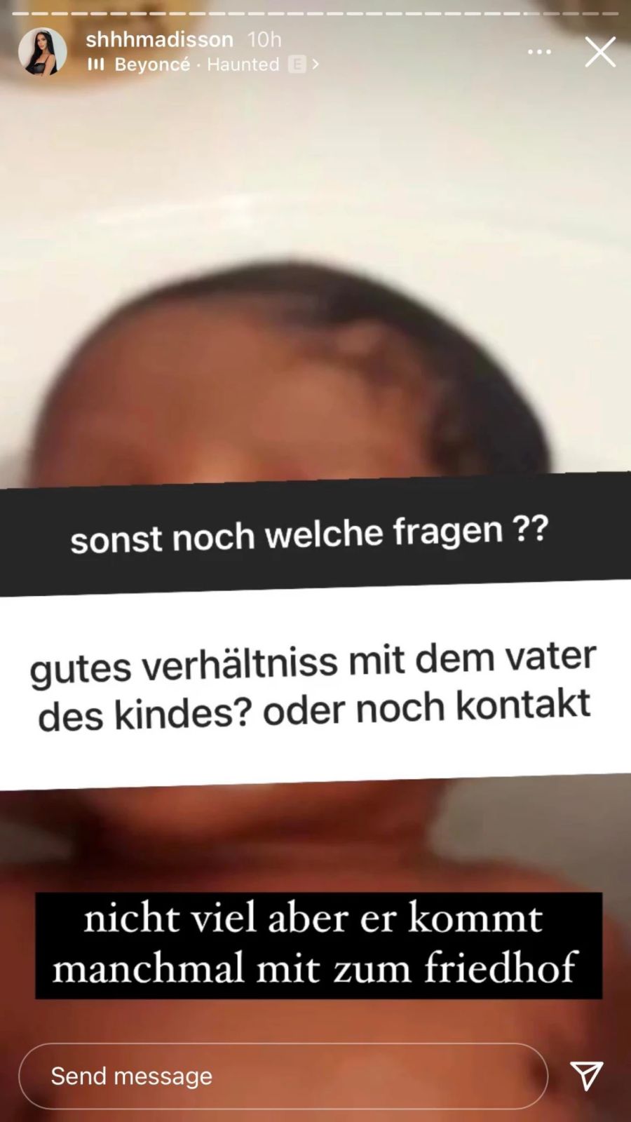 Mit dem Papa des Kindes hat Mia kaum mehr Kontakt.