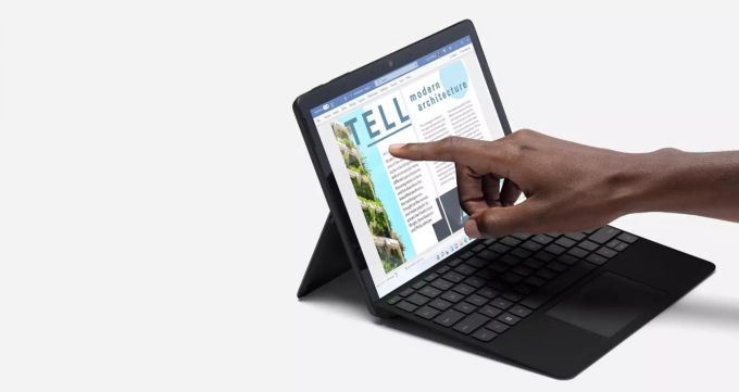 Auch die aktuelle Iteration des Microsoft Surface Go 3 ist besonders kompakt. Microsoft Surface Konfigurationen