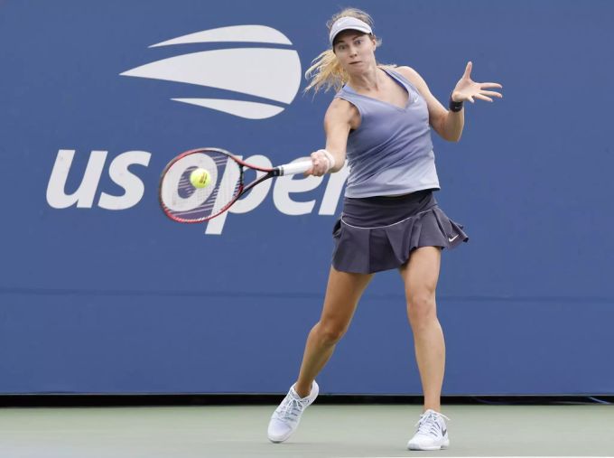 Stefanie Vögele an den US Open 2021 (Archivbild) Stefanie Vögele