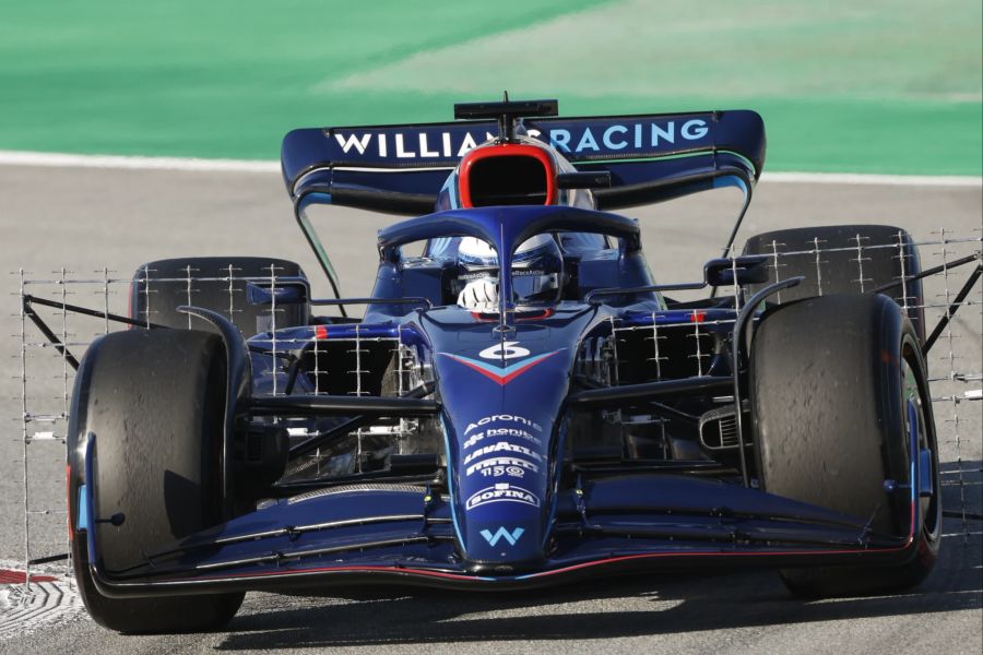 Nicholas Latifi (Williams) beim Vorsaison-Test der Formel 1 in Barcelona.