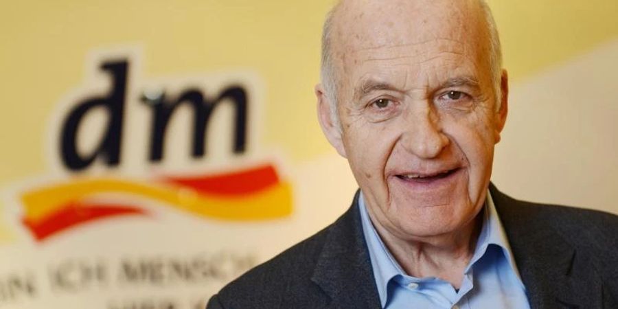Im Alter von 78 Jahren gestroben: Götz Werner. Foto: Uli Deck/dpa