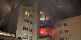 Frauenfeld TG - Feuerwehrmann und Personen bei Brand verletzt