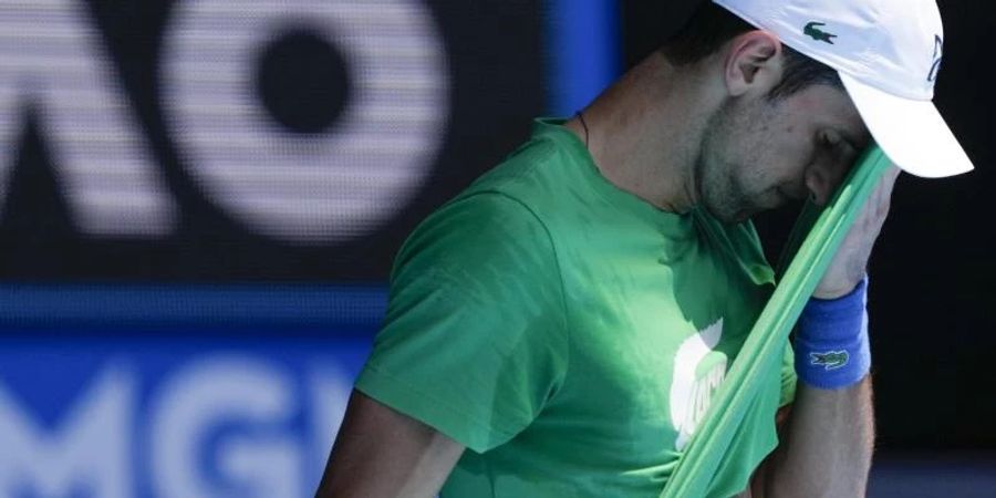 Muss Australien wieder verlassen: Novak Djokovic. Foto: Mark Baker/AP/dpa