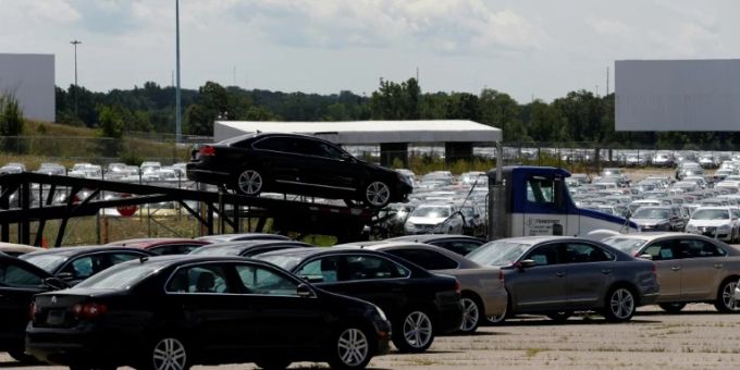 Dieselfahrzeuge von VW und Audi. diesel
