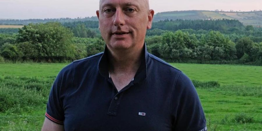 «1,45 Millionen Milchkühein Irland, Tendenz steigend»: Milchbauer Paul Tuomey. Foto: Mareike Graepel/dpa
