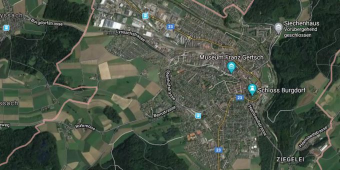 Feuerwehr findet eine Leiche in Burgdorf BE. burgdorf