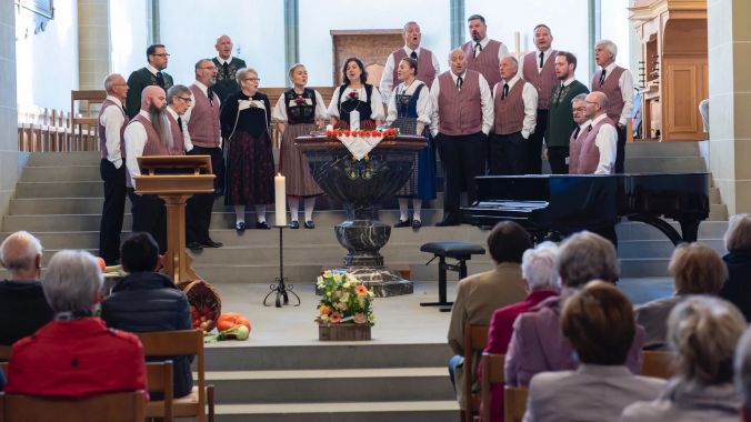 Der Gesang liess vergessen, dass die Orgel ausser Betrieb ist.