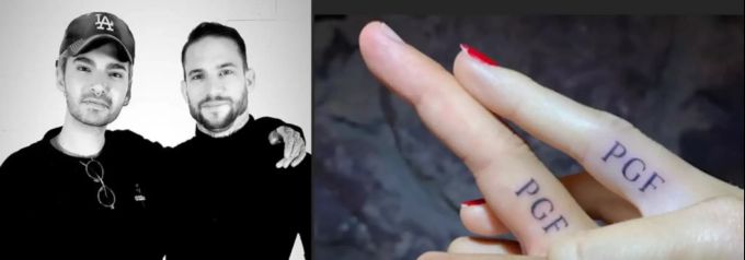 Bill Kaulitz hat sich mit Sara Alviti ein Partnertattoo stechen lassen. Bill Kaulitz