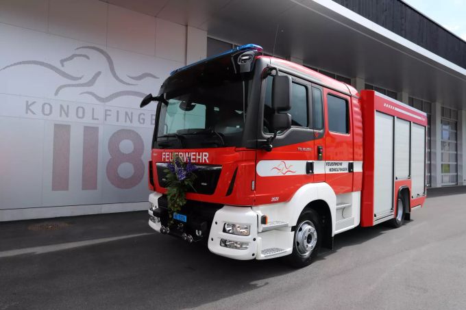 Das neue Tanklöschfahrzeug von Konofire. Feuerwehr Konolfingen