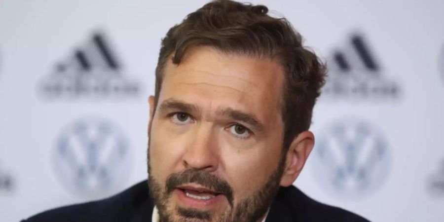 Fehlt offenbar bei der DFB-Präsidiumssitzung: Generalsekretär Präsidiumssitzung Friedrich Curtius. Foto: Alex Grimm/Getty Images Europe/DFB/dpa