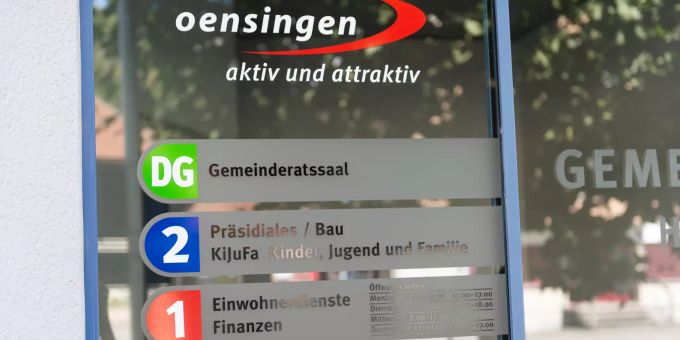 Die Gemeindeverwaltung in Oensingen. Die Gemeindeverwaltung in Oensingen.