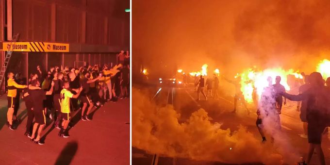Von Fans empfangen - Hier treffen die YB-Meisterhelden in Bern ein!