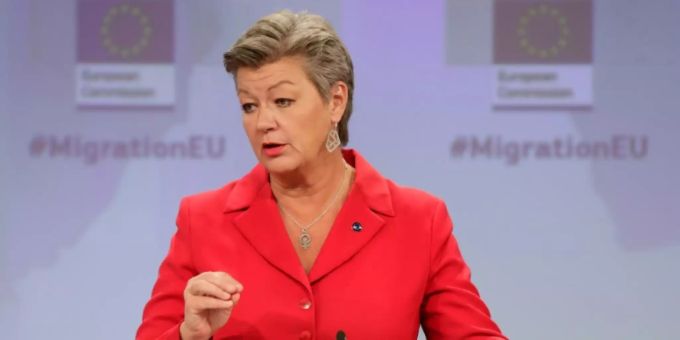 EU-Innenkommissarin Johansson EU-Innenkommissarin Johansson