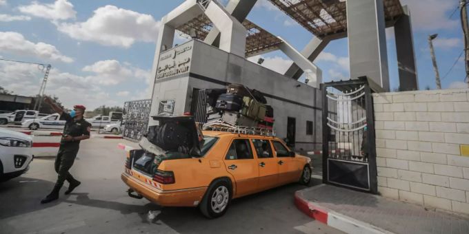 Der Grenzübergang in Rafah soll für drei Tage geöffnet bleiben. grenze rafah