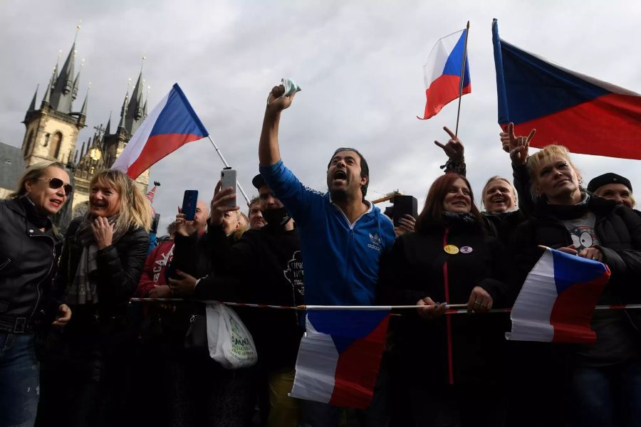 Proteste in Tschechien