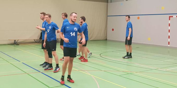 Die Herren 2 des VBC Dottikon beim Cupspiel. VBC Dottikon