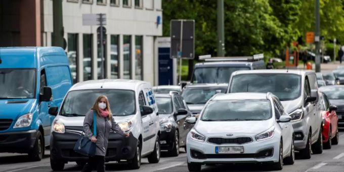 Autoverkehr in Berlin Autoverkehr in Berlin