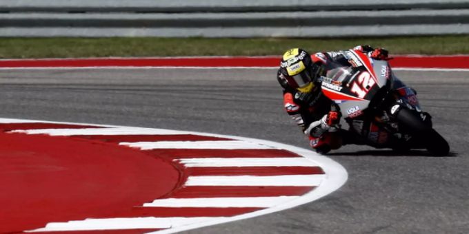 Tom Lüthi fährt beim GP von Katalonien auf den elften Rang. Tom Lüthi