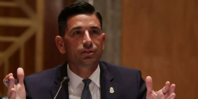 US-Heimatschutzminister Chad Wolf. USA Kanada Mexiko Coronavirus