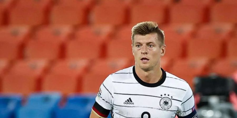 Steht vor seinem 100. A-Länderspiel: Toni Kroos. Foto: Christian Charisius/dpa