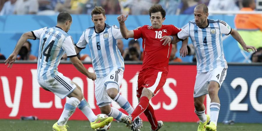 Admir Mehmedi hatte bereits an der WM 2014 für die Schweiz gespielt. In diesem Jahr dürfte er als Joker fungieren.