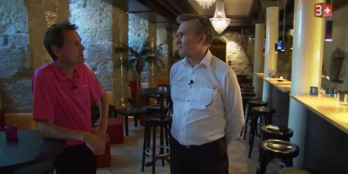 Der mittlerweile Ex-Wirt des Rusticana liess sich von Restauranttester Daniel Bumann helfen. Der mittlerweile Ex-Wirt des Rusticana liess sich von Restauranttester Daniel Bumann helfen.