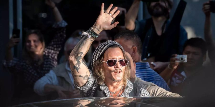 US-Schauspieler Johnny Depp am Freitag am 14. Zurich Film Festival.