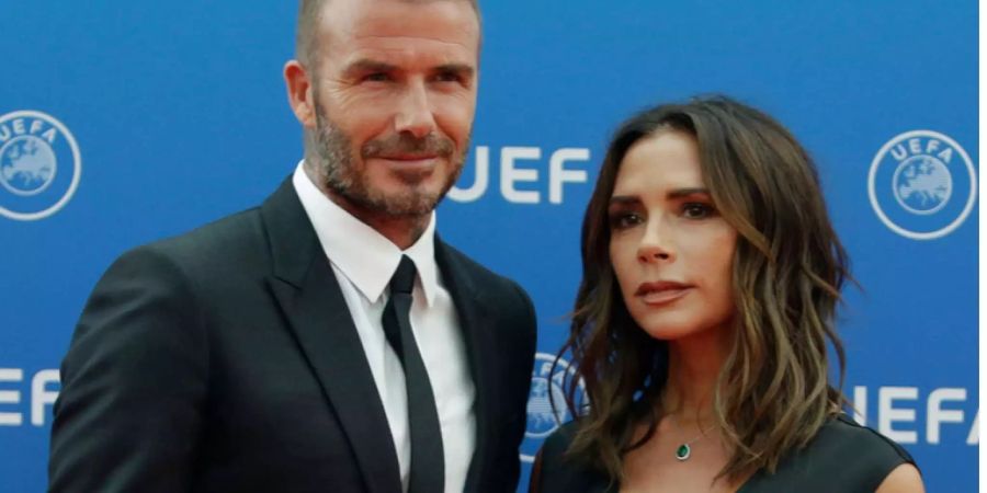 David Beckham und seine Frau Victoria Beckham Ende August in Monaco.