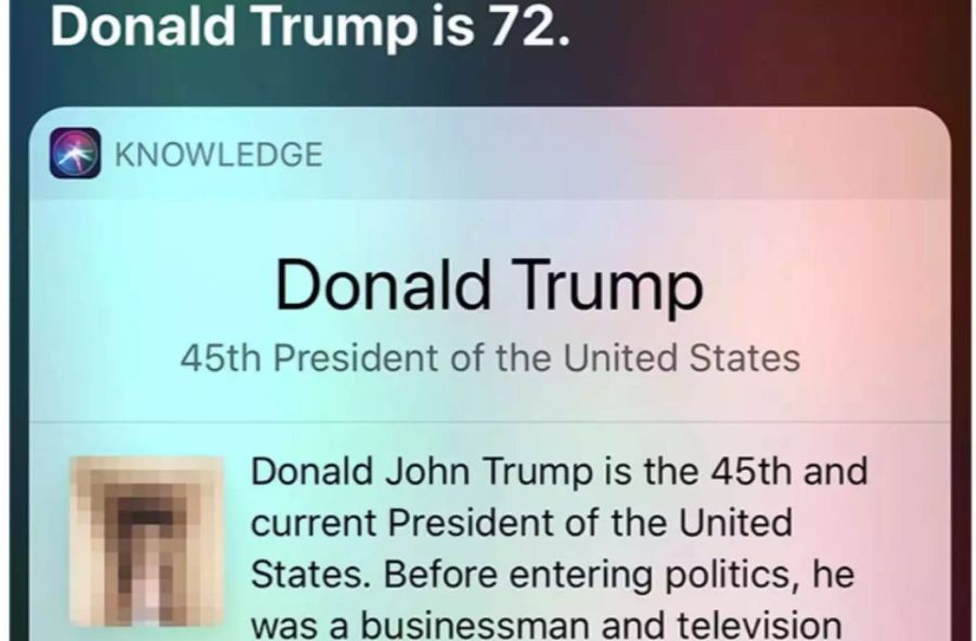 Wer nach Donald Trump bei Siri ruft, bekommt ein Penis-Bild.