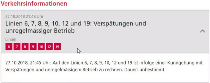 Bern Mobil berichtet von mehreren blockierten Buslinien und Verspätungen. Bern Mobil berichtet von mehreren blockierten Buslinien und Verspätungen.