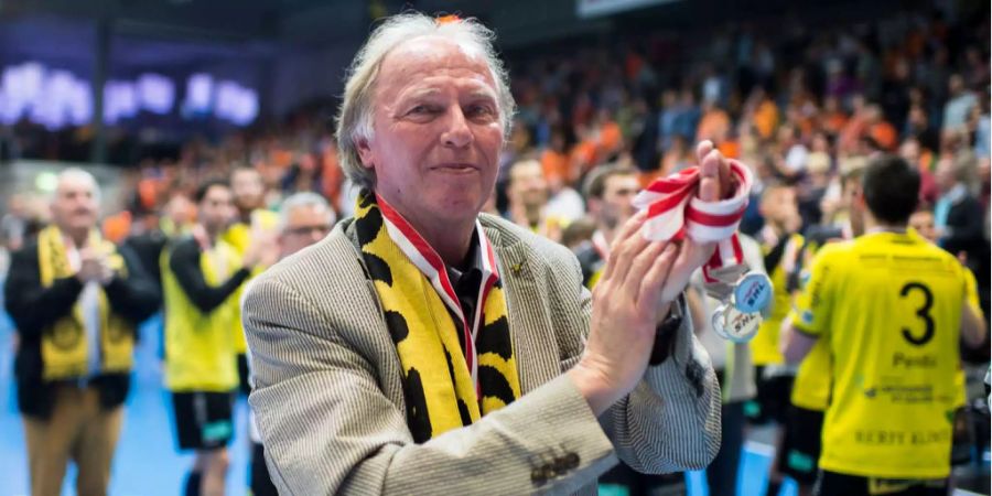 Gmür beim Playoff-Final 2015.