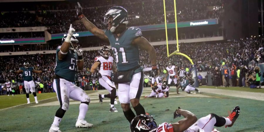 Die Philadelphia Eagles ziehen in den NFC-Final ein.