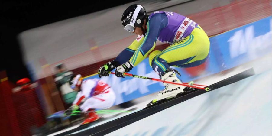 Der Schwede Matts Olsson gewinnt den Parallel-Riesenslalom in Alta Badia.