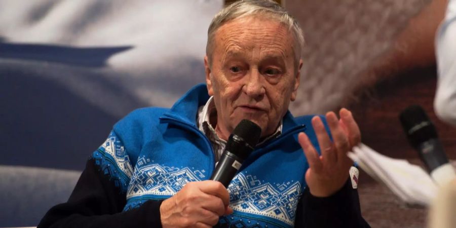 Gian Franco Kasper beim FIS Forum Alpinum in Sölden (Ö).