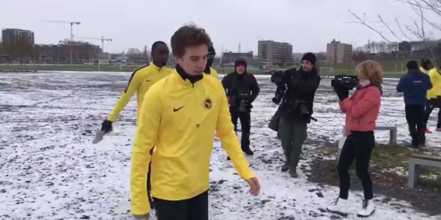 Gianluca Gaudino ist beim Trainingsstart von YB dabei