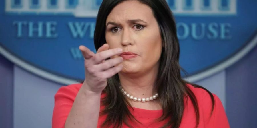 Sarah Sanders Sprecherin Haus