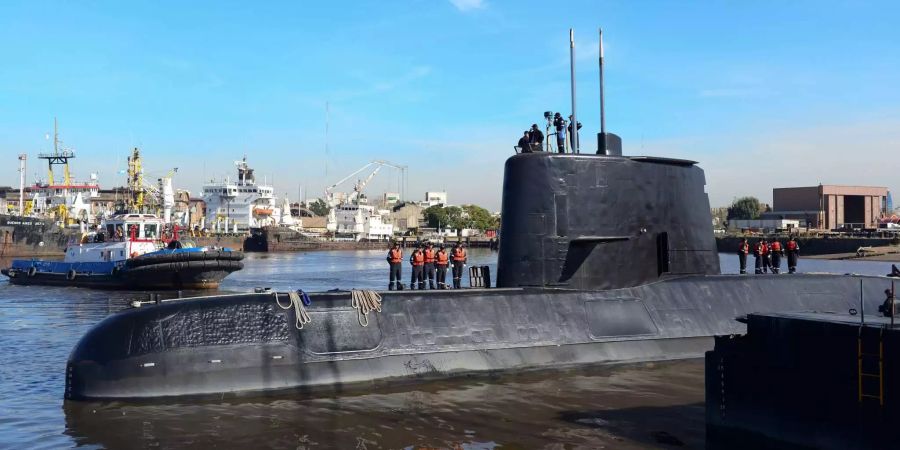 Das argentinische U-Boot wird seit Mittwoch vermisst.