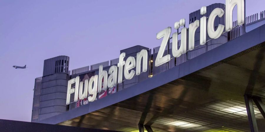 Der Flughafen Zürich.